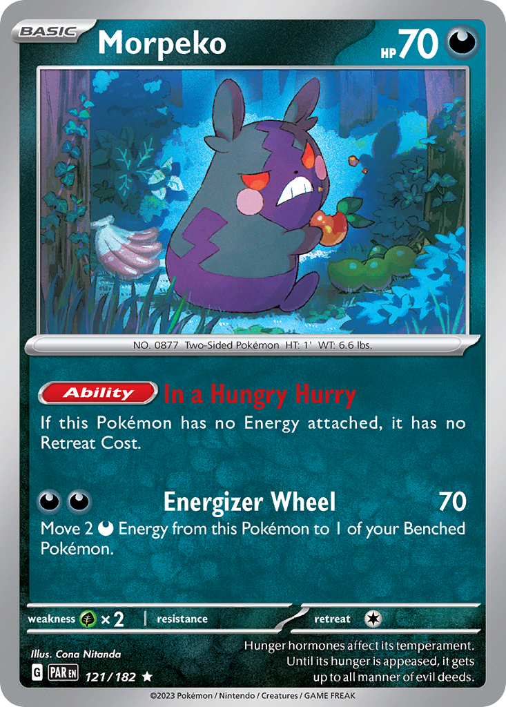 Paradox Rift Holo Morpeko #121/182